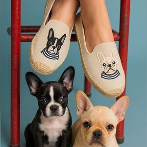 SOLUDOS Teddy & Gigi French Bulldog Esperdrilles 7.5